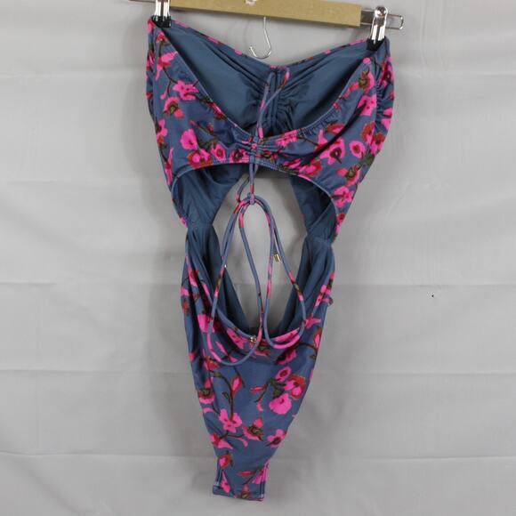 Vix Swimsuit Large Georgia One Piece Fiore Floral Colorful Summer Pool Beach - Picture 8 of 13